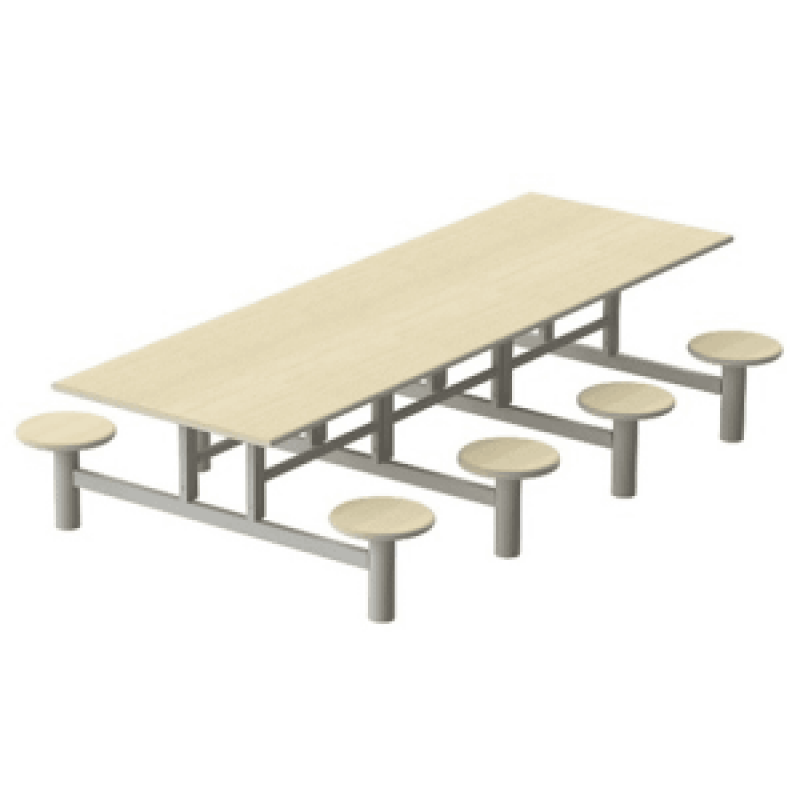 Mesa Conjugada para Refeitorio Ipiranga - Mesa para Refeitorio Escolar Mesa Conjugada para Refeitorio Ipiranga - Mesa para Refeitorio Escolar