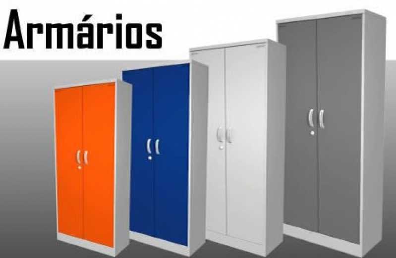 Armário de Aço Duas Portas Preço Barra Funda - Armário para Escritório de Metal