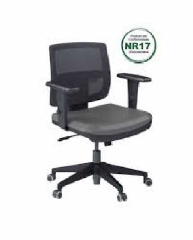 Cadeira Beezi Giratória com Braço Zona Norte - Cadeira Secretária Giratória sem Braço