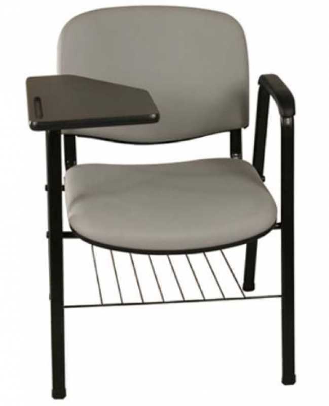 Cadeira Universitária com Porta Livros Preço Sacomã - Cadeira Universitária com Prancheta Frontal