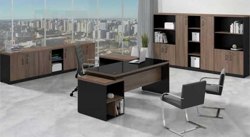Mesa para Escritório e Cadeira Preço Mooca - Mesa para Escritório Diretoria