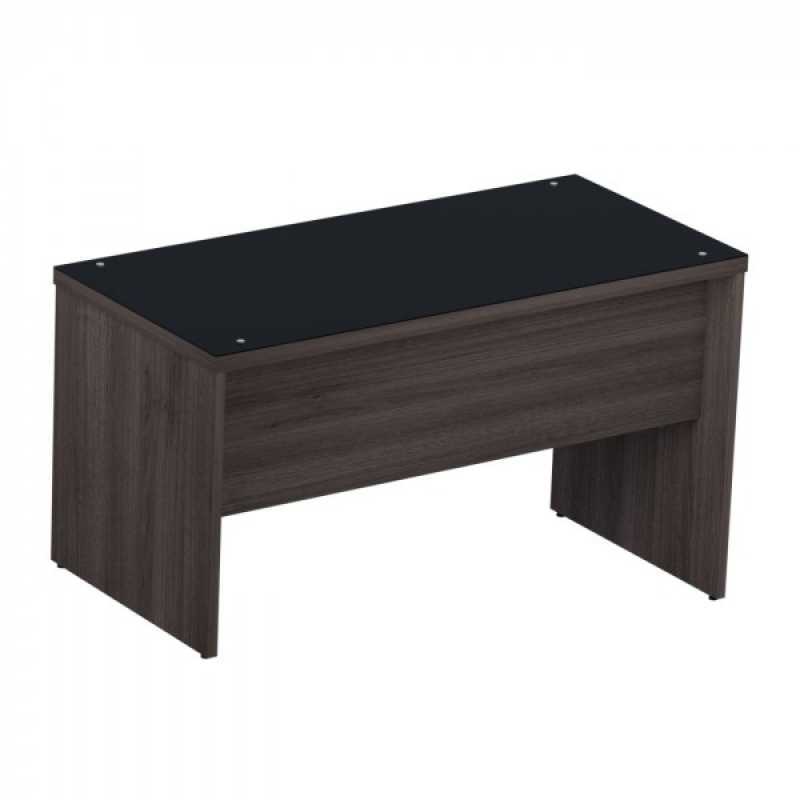 Mesa para Escritório sem Gaveta com Vidro Preços Casa Verde - Mesa com Gaveteiro Pedestal 3 Gavetas