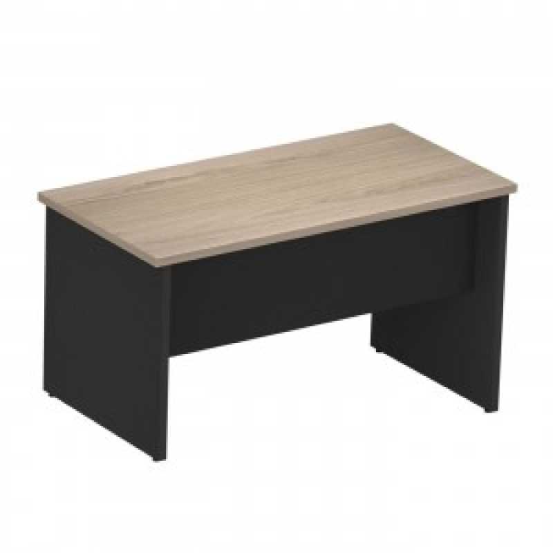 Mesa para Escritório sem Gaveta Jardins - Mesa Reta Pedestal 4 Gavetas