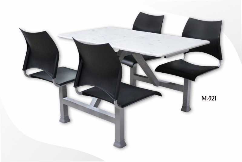 Mesa para Refeitório Articulada Valor Jardim Paulista - Mesa para Refeitório com Cadeiras