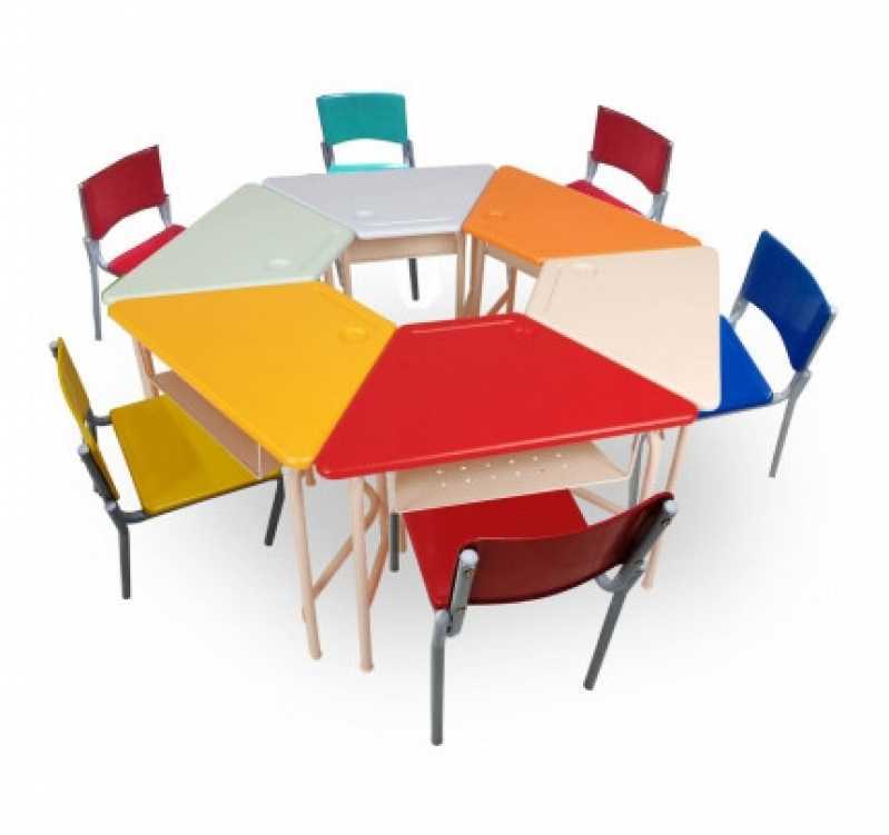 Móveis para Refeitório Escolar Infantil Brooklin Velho - Mesa para Refeitório de Escola