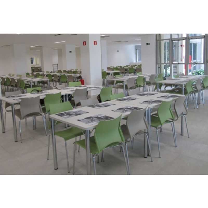 Onde Comprar Mesa para Refeitório com Cadeiras Brooklin Paulista - Mesa para Refeitório de Escola