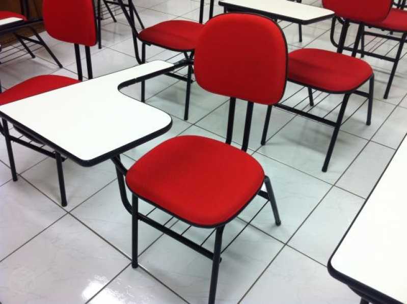 Onde Encontro Cadeira Universitária com Prancheta Frontal Ibirapuera - Cadeira Universitária com Braço Móvel