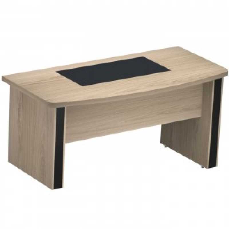 Preço de Mesa para Escritório sem Gaveta com Vidro Moema - Mesa Reta Pedestal 4 Gavetas com Vidro