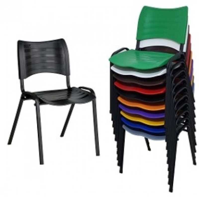 Qual o Valor de Cadeira Secretária Palito L Duplo Lausane Paulista - Cadeira Beezi Fixa com 4 Pés com Braço