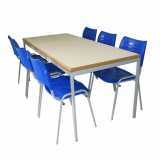 mesas para refeitorio escolar Anália Franco